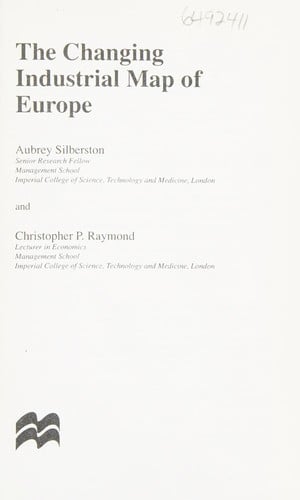 The changing industrial map of Europe