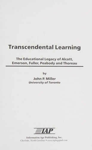 Transcendental learning