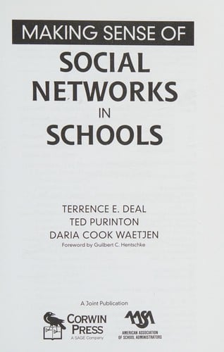Making sense of social networks in schools