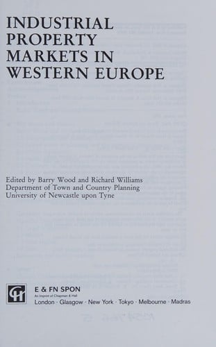 Industrial property markets in western Europe