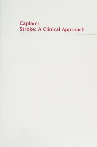 Caplan's stroke