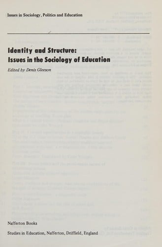 Identity and structure