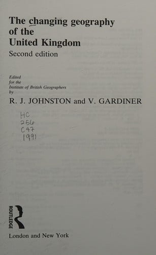 The Changing geography of the United Kingdom