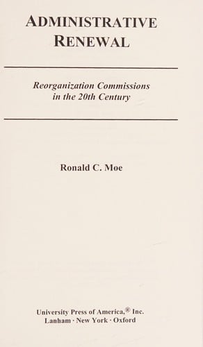 Administrative renewal