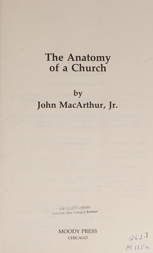 The anatomy of a church