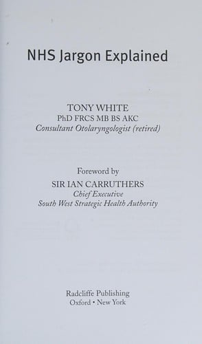 NHS jargon explained