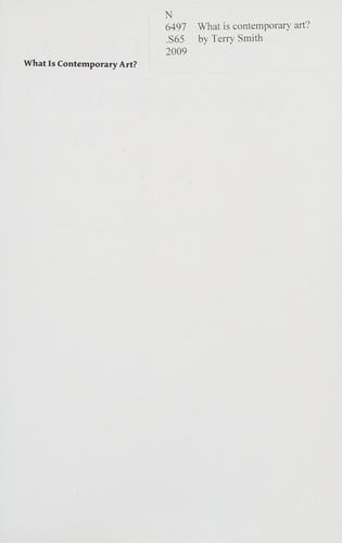 What is contemporary art?