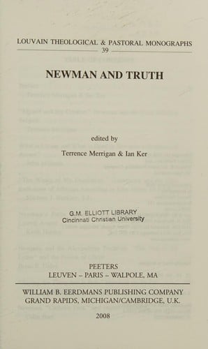 Newman and truth