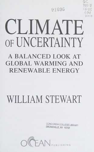 Climate of uncertainty