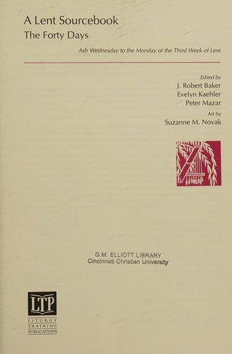 A Lent sourcebook