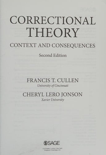 Correctional theory