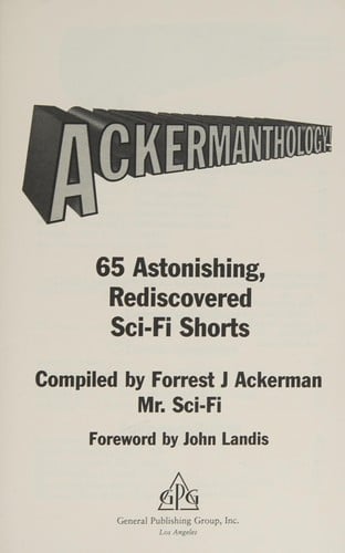Ackermanthology