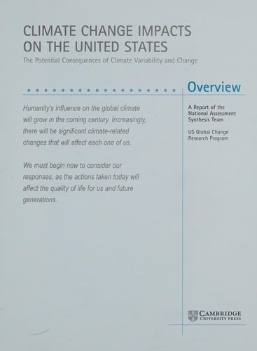 Climate change impacts on the United States