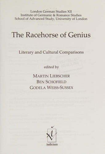 The racehorse of genius