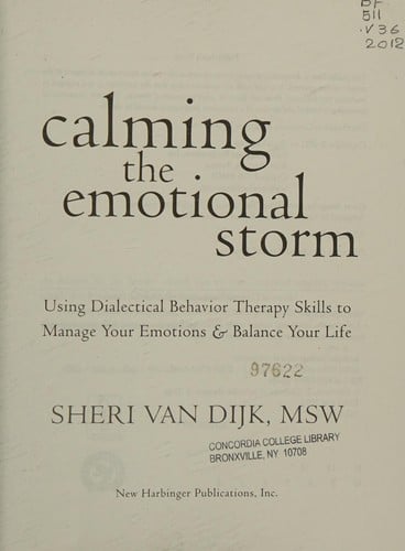 Calming the emotional storm