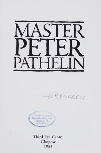 Master Peter Pathelin