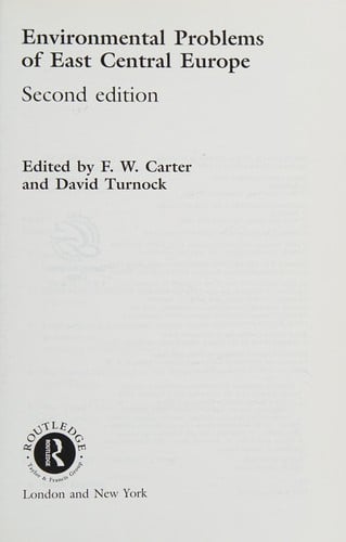 Environmental problems of East Central Europe