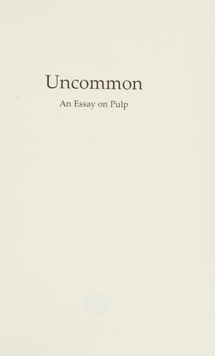 Uncommon