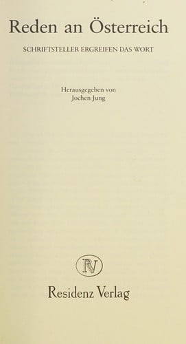 Reden an Österreich