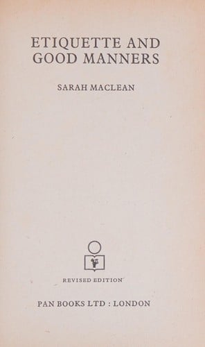 The handbook of etiquette and good manners