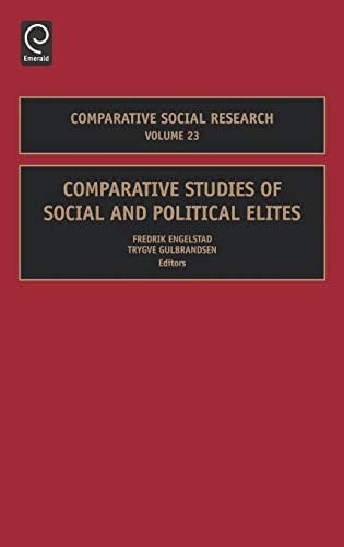 Comparative studies of social and political elites