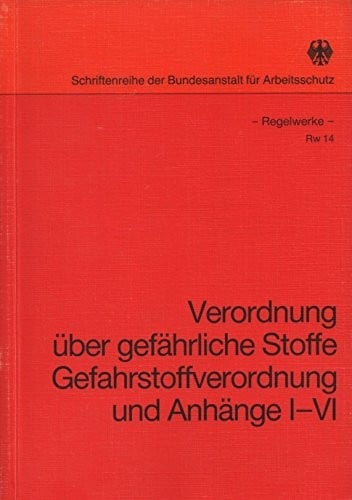 Gefahrstoffverordnung (1986)