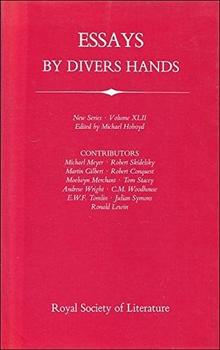 Essays by divers hands