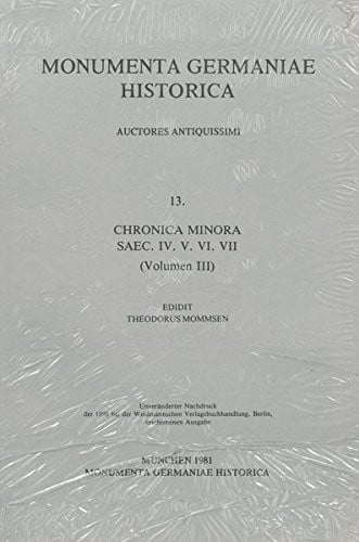 Chronica minora, Vol.3