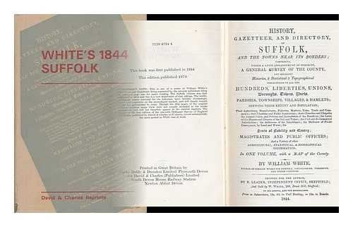 History, gazetteer and directory of Suffolk