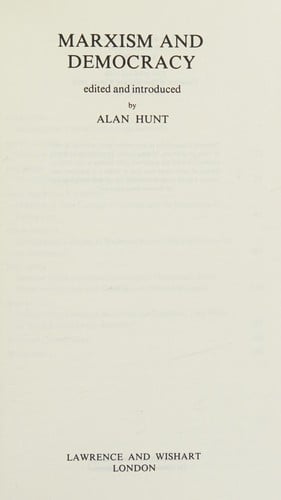 Marxism and democracy