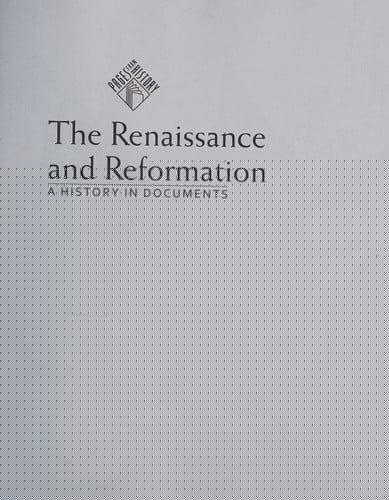 The Renaissance and Reformation