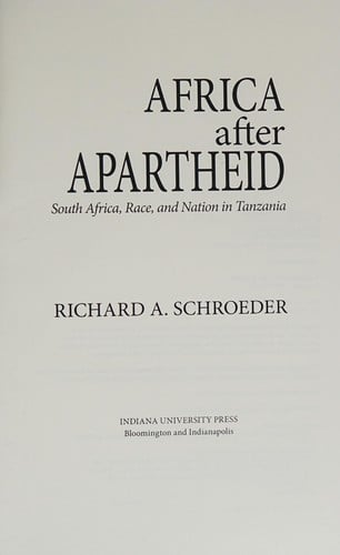Africa after apartheid