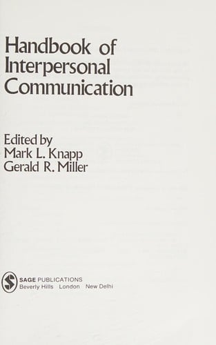 Communication by children and adults