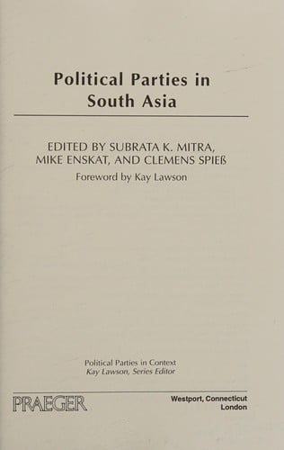 Political parties in South Asia