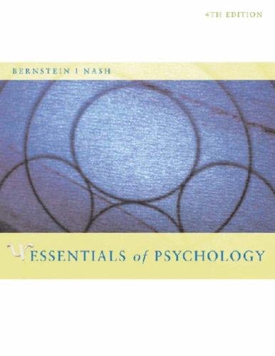 Essentials of psychology