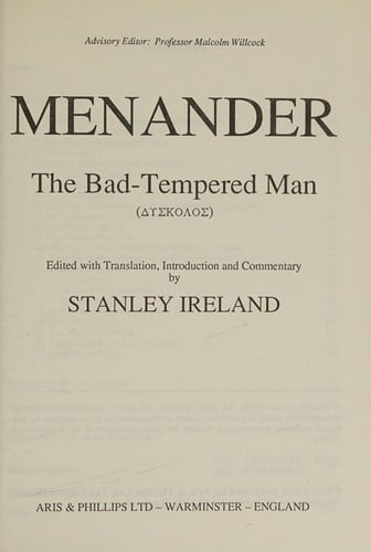 The bad-tempered man