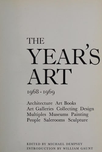 The year's art,Europe and the USA