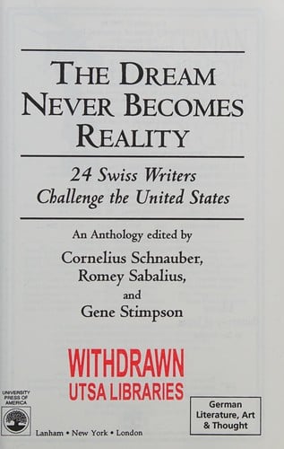 The dream never becomes reality