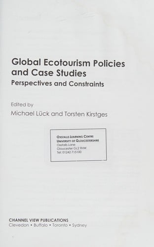 Global ecotourism policies and case studies