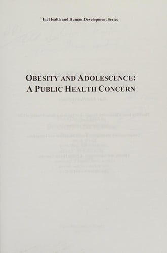 Obesity and adolescence