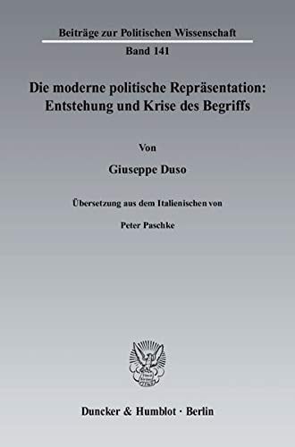 Die moderne politische Repräsentation