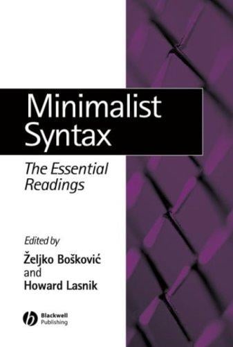 Minimalist syntax