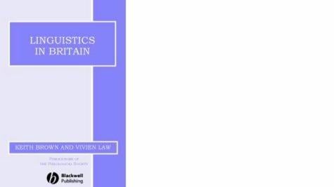 Linguistics in Britain