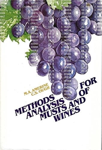Methods for analysis of musts and wines