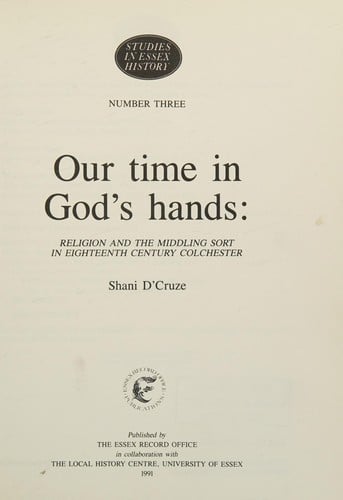 Our time in God's hands