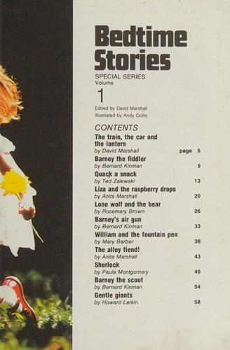 Bedtime stories -- Special Series, volume 1