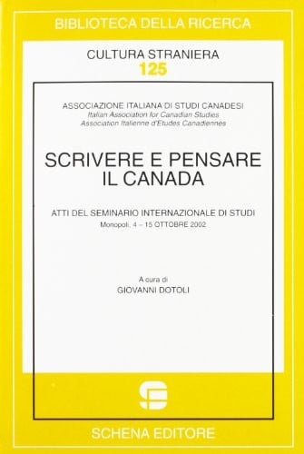 Scrivere e pensare il Canada