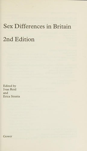 Sex differences in Britain