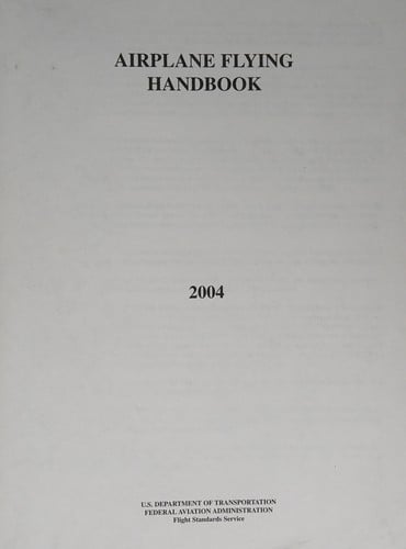 Airplane flying handbook
