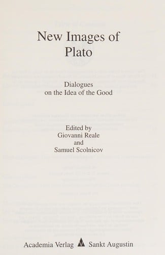 Studies in Ancient Philosophy, Bd. 2: New images of Plato: dialogues on the idea of the good